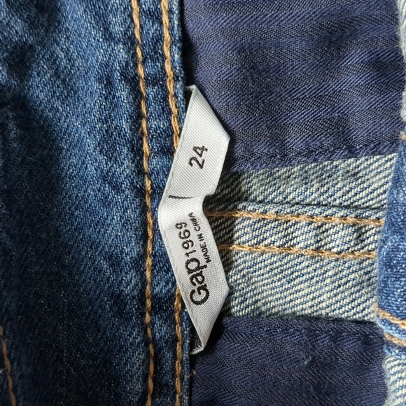 Gap 1969 denim mini skirt button front, size 24 - Picture 2 of 4